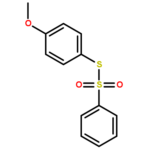 Benzenesulfonothioic acid, S-(4-methoxyphenyl) ester