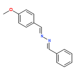 Benzaldehyde, 4-methoxy-, (phenylmethylene)hydrazone