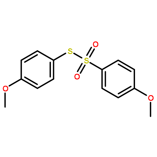 Benzenesulfonothioic acid, 4-methoxy-, S-(4-methoxyphenyl) ester