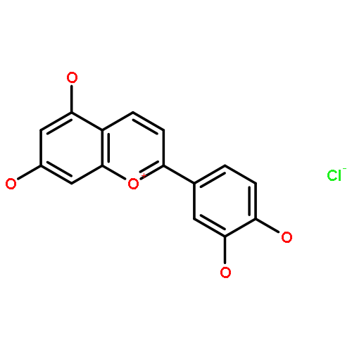 1-Benzopyrylium,2-(3,4-dihydroxyphenyl)-5,7-dihydroxy-, chloride (1:1)