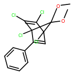 Bicyclo[2.2.1]hepta-2,5-diene,1,2,3,4-tetrachloro-7,7-dimethoxy-5-phenyl-