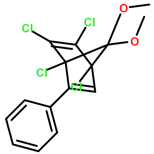 Bicyclo[2.2.1]hepta-2,5-diene,1,2,3,4-tetrachloro-7,7-dimethoxy-5-phenyl-