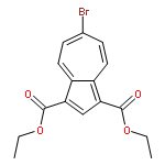 1,3-Azulenedicarboxylicacid, 6-bromo-, 1,3-diethyl ester