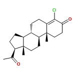 Pregn-4-ene-3,20-dione,4-chloro- (7CI,8CI,9CI)