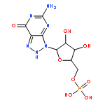 7H-1,2,3-Triazolo[4,5-d]pyrimidin-7-one,5-amino-3,4-dihydro-3-(5-O-phosphono-b-D-ribofuranosyl)- (9CI)