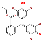 Benzoic acid,2-[(3,5-dibromo-4-hydroxyphenyl)(3,5-dibromo-4-oxo-2,5-cyclohexadien-1-ylidene)methyl]-,ethyl ester