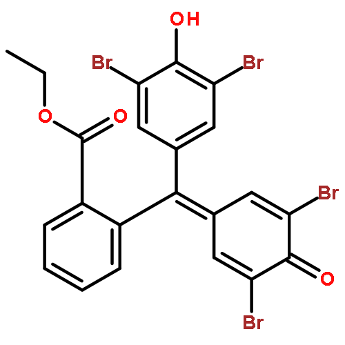 Benzoic acid,2-[(3,5-dibromo-4-hydroxyphenyl)(3,5-dibromo-4-oxo-2,5-cyclohexadien-1-ylidene)methyl]-,ethyl ester