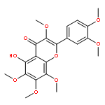 4H-1-Benzopyran-4-one,2-(3,4-dimethoxyphenyl)-5-hydroxy-3,6,7,8-tetramethoxy-