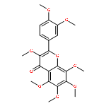 2-(3,4-Dimethoxyphenyl)-3,5,6,7,8-pentamethoxy-4H-chromen-4-one