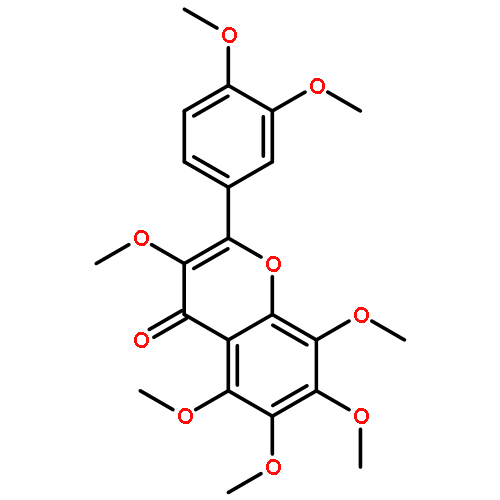 2-(3,4-Dimethoxyphenyl)-3,5,6,7,8-pentamethoxy-4H-chromen-4-one