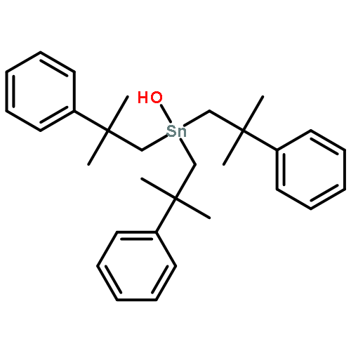 Stannane, hydroxytris(2-methyl-2-phenylpropyl)-