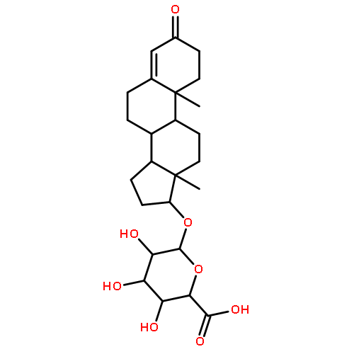 b-D-Glucopyranosiduronic acid, (17b)-3-oxoandrost-4-en-17-yl