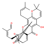 2-Butenal,2-methyl-4-[(1R,3aS,5S,14aS)-3a,4,5,7-tetrahydro-8-hydroxy-3,3,11,11-tetramethyl-13-(3-methyl-2-buten-1-yl)-7,15-dioxo-1,5-methano-1H,3H,11H-furo[3,4-g]pyrano[3,2-b]xanthen-1-yl]-,(2Z)-