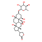 Cardanolide,3-[(6-deoxy-a-L-mannopyranosyl)oxy]-1,5,11,14,19-pentahydroxy-,(1b,3b,5b,11a,20x)-