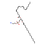 5,8,11,14-Eicosatetraenoicacid,(1R)-2-[[(2-aminoethoxy)hydroxyphosphinyl]oxy]-1-[(1-hexadecen-1-yloxy)methyl]ethylester, (5Z,8Z,11Z,14Z)-