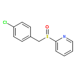 Pyridine, 2-[[(4-chlorophenyl)methyl]sulfinyl]-