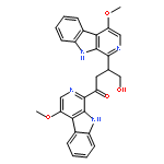 1-Butanone,4-hydroxy-1,3-bis(4-methoxy-9H-pyrido[3,4-b]indol-1-yl)-