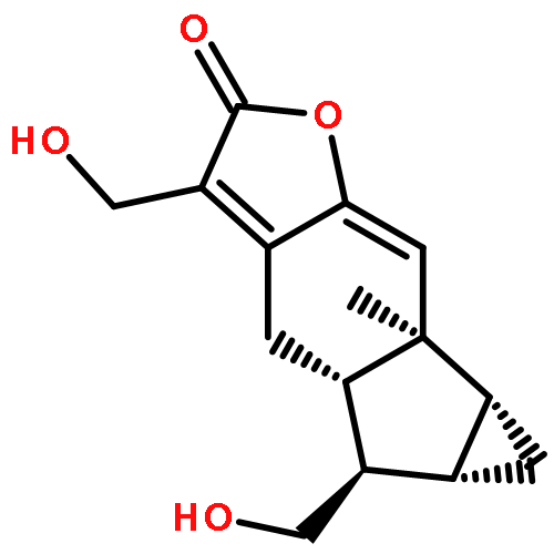 Cycloprop[2,3]indeno[5,6-b]furan-2(4H)-one,4a,5,5a,6,6a,6b-hexahydro-3,5-bis(hydroxymethyl)-6b-methyl-,(4aS,5R,5aS,6aR,6bS)-