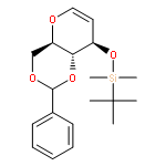 4,6-O-benzylidene-3-O-(tert-butyldimethyl)silyl-D-glucal