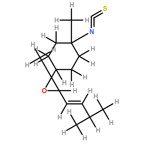 (2S,3S)-2-((1R,4S)-4-isothiocyanato-4-methylcyclohexyl)-2-methyl-3-((E)-3-methylbut-1-enyl)oxirane