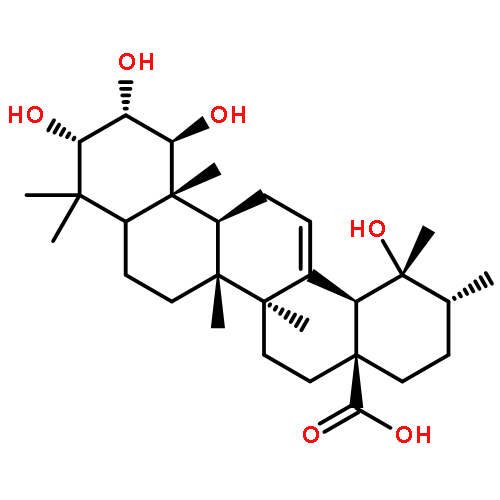 (1R,2R,4aS,6aS,6bR,8aS,10S,11S,12S,12aR,12bS,14bS)-1,10,11,12-tetrahydroxy-1,2,6a,6b,9,9,12a-heptamethyl-1,3,4,5,6,6a,6b,7,8,8a,9,10,11,12,12a,12b,13,14b-octadecahydropicene-4a(2H)-carboxylic acid