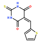 4,6(1H,5H)-Pyrimidinedione,dihydro-5-(2-thienylmethylene)-2-thioxo-