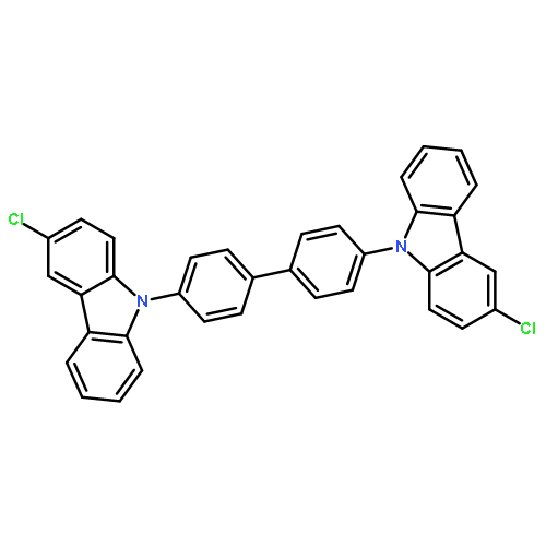 9H-Carbazole, 9,9'-[1,1'-biphenyl]-4,4'-diylbis[3-chloro-