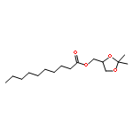 Decanoic acid, (2,2-dimethyl-1,3-dioxolan-4-yl)methyl ester