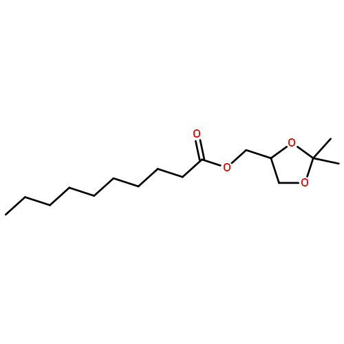 Decanoic acid, (2,2-dimethyl-1,3-dioxolan-4-yl)methyl ester