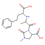 4-Imidazolidinecarboxylicacid, 3-[2-[(1-carboxy-3-phenylpropyl)amino]-1-oxopropyl]-1-methyl-2-oxo-