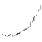 (2Z,8E,10E)-pentadecatriene-4,6-diyn-1-ol