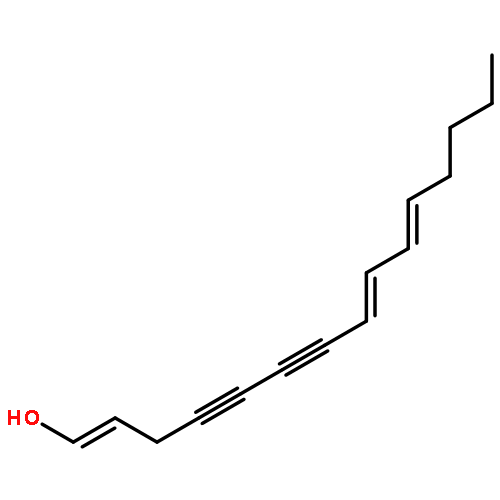 (2Z,8E,10E)-pentadecatriene-4,6-diyn-1-ol