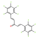 1,4-Pentadien-3-one, 1,5-bis(pentafluorophenyl)-, (E,E)-