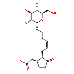 Cyclopentaneaceticacid, 2-[(2Z)-5-(b-D-glucopyranosyloxy)-2-penten-1-yl]-3-oxo-,(1R,2R)-