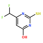 6-(difluoromethyl)-2-mercaptopyrimidin-4-ol