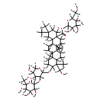 1-O-[(3beta)-3-{[2-O-(6-deoxy-alpha-L-mannopyranosyl)-alpha-L-arabinopyranosyl]oxy}-23-hydroxy-28-oxoolean-12-en-28-yl]-beta-D-glucopyranose