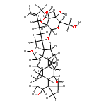 3beta,6alpha,12beta,20beta-tetrahydroxy-24xi-hydroperoxy-dammar-25(26)-ene 20-O-beta-D-glucopyranoside