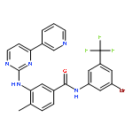 N-(3-bromo-5-(trifluoromethyl)phenyl)-4-methyl-3-((4-(pyridin-3-yl)pyrimidin-2-yl)amino)benzamide