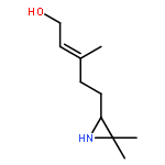 2-Penten-1-ol, 5-(3,3-dimethyl-2-aziridinyl)-3-methyl-, (2E)-