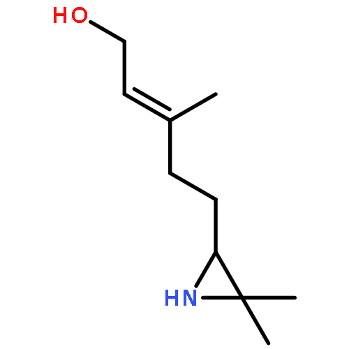 2-Penten-1-ol, 5-(3,3-dimethyl-2-aziridinyl)-3-methyl-, (2E)-