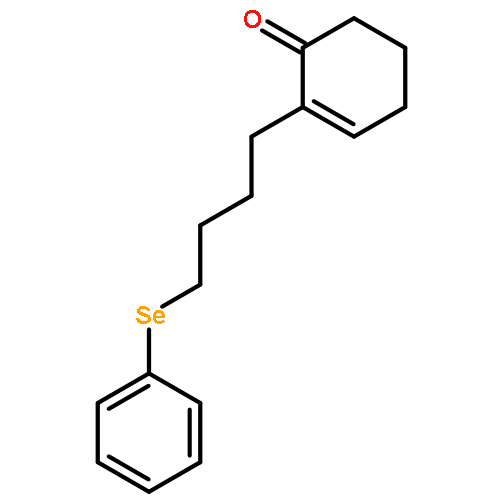 2-Cyclohexen-1-one, 2-[4-(phenylseleno)butyl]-