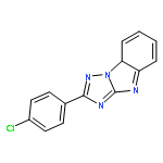 1H-[1,2,4]Triazolo[1,5-a]benzimidazole, 2-(4-chlorophenyl)-