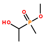 Phosphinic acid, (1-hydroxyethyl)methyl-, methyl ester