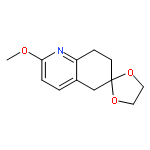 Spiro[1,3-dioxolane-2,6'(5'H)-quinoline], 7',8'-dihydro-2'-methoxy-