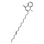 4(1H)-Quinolinone, 1-methyl-2-(10Z)-10-pentadecenyl-