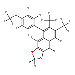 4'-methoxy-4,5-methylenedioxy-2,7'-cycloligna-7,7'-diene