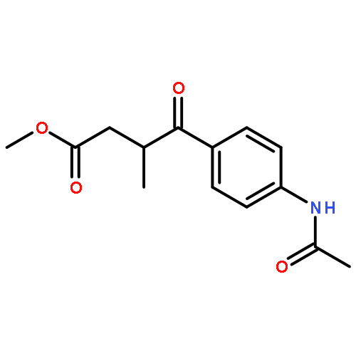 Methyl 4-(4-acetamidophenyl)-3-methyl-4-oxobutanoate