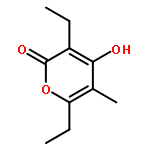 3,6-diethyl-4-hydroxy-5-methyl-2H-pyran-2-one