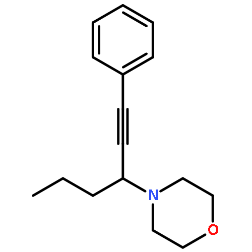 Morpholine, 4-[1-(phenylethynyl)butyl]-