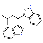 1H-Indole, 3,3'-(3-methylbutylidene)bis-